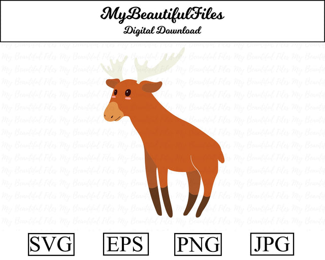 Elk - Animal SVG MyBeautifulFiles 