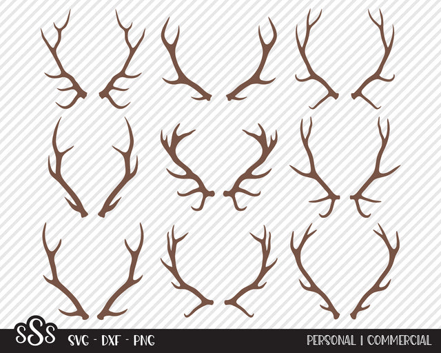 Elk Antler Bundle | Outdoor SVG SVG Texas Southern Cuts 