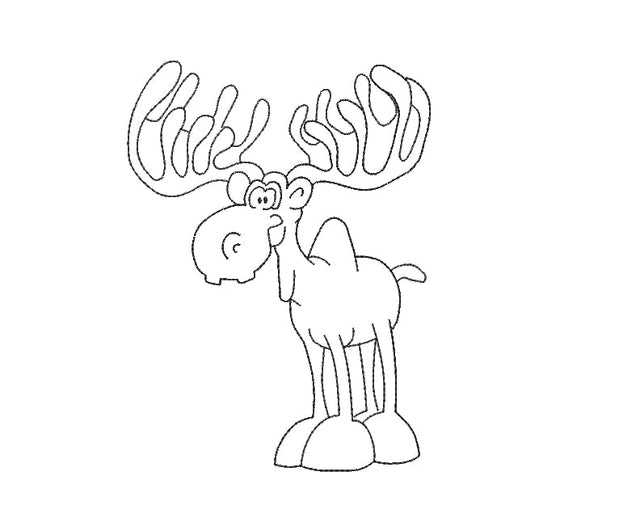 Elk embroidery design , 5 sizes. Embroidery/Applique DESIGNS ArtEMByNatalia 