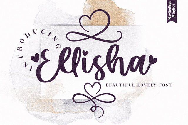 Ellisha Font Letterena Studios 