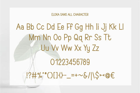 Eloka Sans - Cute Display Sans Serif Font Font Masyafi Studio 