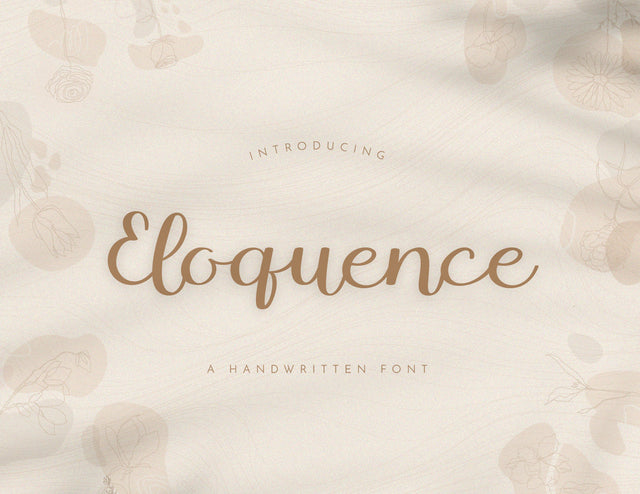 Eloquence Handwritten Script Font Font inferno.studio3 