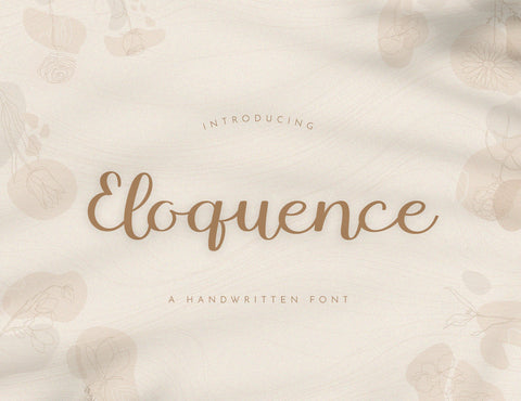 Eloquence Handwritten Script Font Font inferno.studio3 