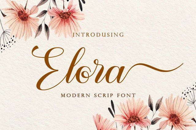 Elora Font WsStudio 