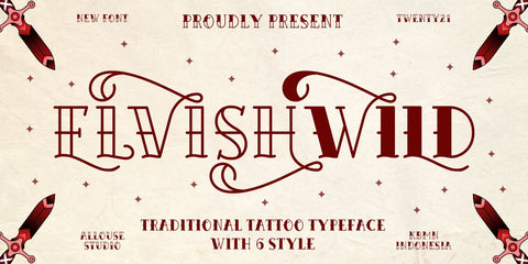 Elvishwild Font Allouse.Studio 
