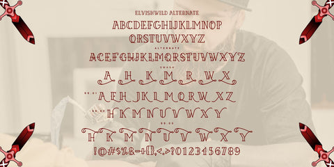 Elvishwild Font Allouse.Studio 