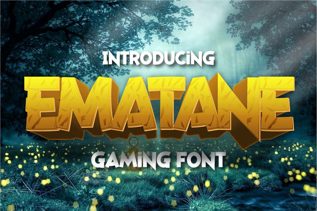 Ematane Font twinletter 