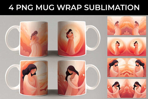 Embrace Compassion - Self-Hugging Mug Wrap Bundle Sublimation Sintegra 