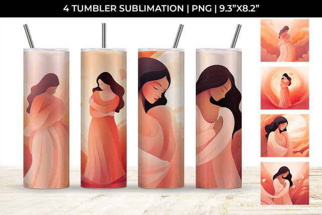 Embrace Compassion - Self-Hugging Tumbler Wrap Bundle Sublimation Sintegra 
