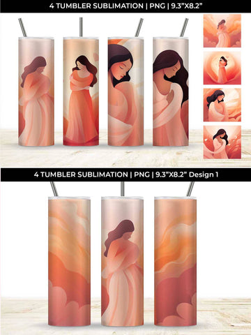 Embrace Compassion - Self-Hugging Tumbler Wrap Bundle Sublimation Sintegra 