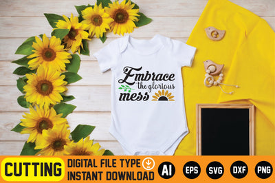 Embrace The Glorious Mess SVG CraftlabSvg29 