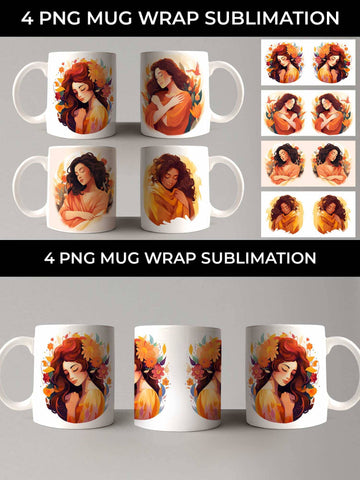 Embrace the Heart - Self-Acceptance Mug Wrap Sublimation Bundle Sublimation Sintegra 