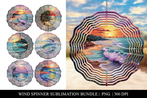 Embroidered Summer Wind Spinner Sublimation Bundle Sublimation BijouBay 