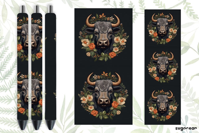 Embroidery Bull Pen Wraps | Sublimation SVG SvgOcean 