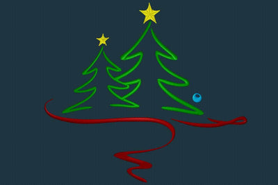 Embroidery Design Christmas tree Embroidery/Applique DESIGNS embroidery-workshop 