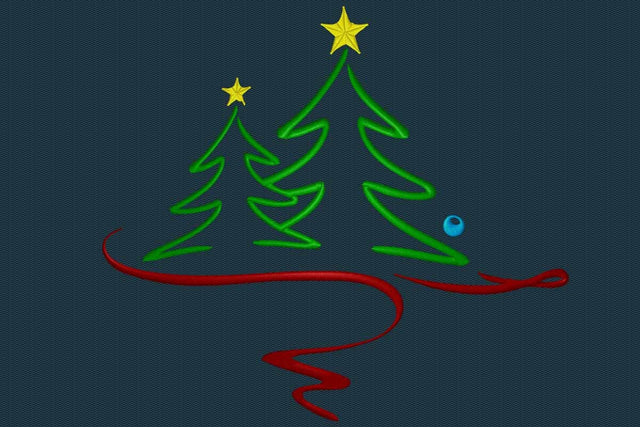 Embroidery Design Christmas tree Embroidery/Applique DESIGNS embroidery-workshop 