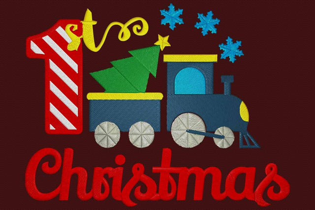 Embroidery Design First Christmas Embroidery/Applique DESIGNS embroidery-workshop 