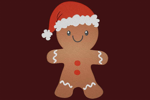 Embroidery Design Gingerbread santa Embroidery/Applique DESIGNS embroidery-workshop 