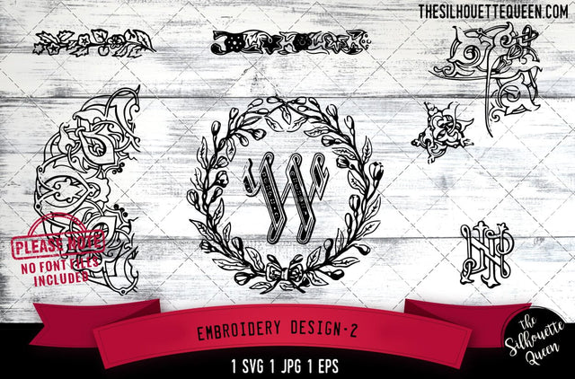 Embroidery Design SVG Loveleen Kaur 