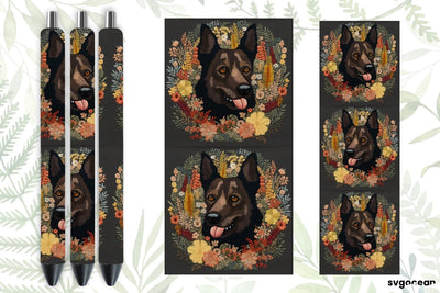 Embroidery Dog Pen Wraps | Sublimation SVG SvgOcean 