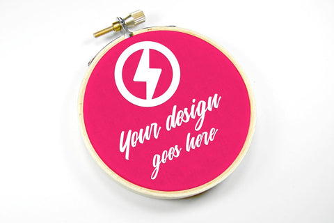 Embroidery Hoop Layered PSD Photoshop Product Mockup Mock Up Photo Risa Rocks It 