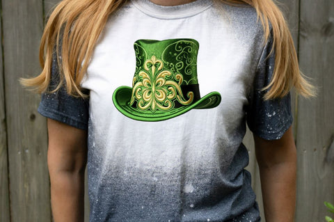 Embroidery Leprechaun Hat Clipart Bundle Sublimation Regulrcrative 