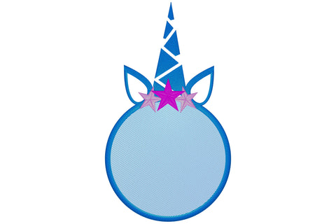 Embroidery unicorn frame monogram for boy Embroidery/Applique DESIGNS embroidery-workshop 