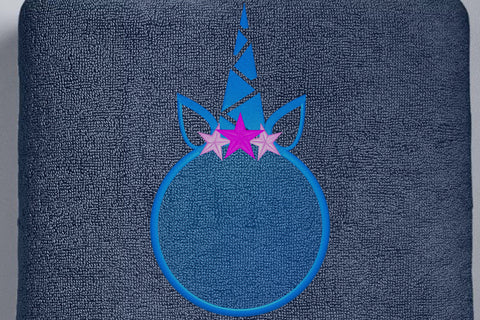 Embroidery unicorn frame monogram for boy Embroidery/Applique DESIGNS embroidery-workshop 