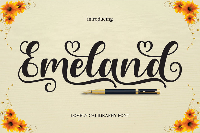 Emeland Font Rtceative 