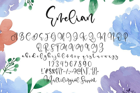 Emelian Font Fallen Graphic Studio 