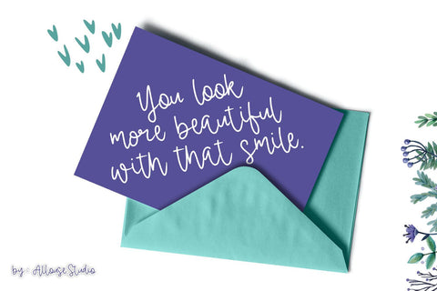 Emerald Cole - Modern Calligraphy Font Allouse.Studio 