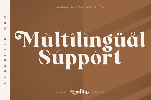 Emilia Typeface Font Storytype Studio 