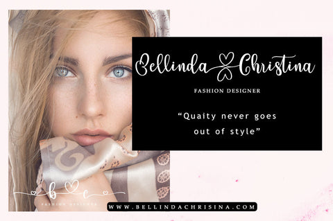 Emily Bonza Script Font muhammadzeky 