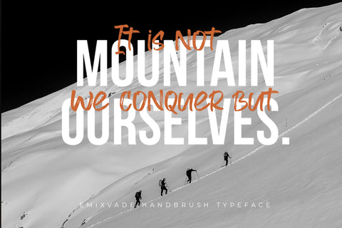 Emixvade - Handbrush Font Font StringLabs 
