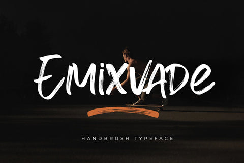 Emixvade - Handbrush Font Font StringLabs 