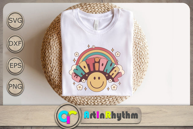 Emotional Svg, Retro Groovy Svg, Groovy Svg, Hippie Svg, Mental Health Matters Svg SVG Artinrhythm shop 