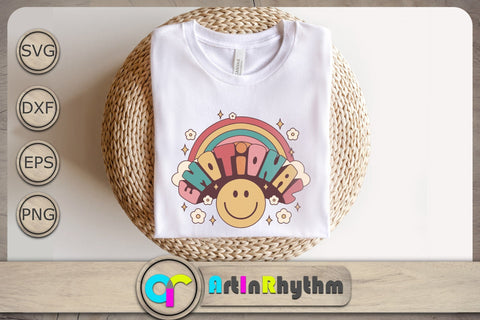 Emotional Svg, Retro Groovy Svg, Groovy Svg, Hippie Svg, Mental Health Matters Svg SVG Artinrhythm shop 