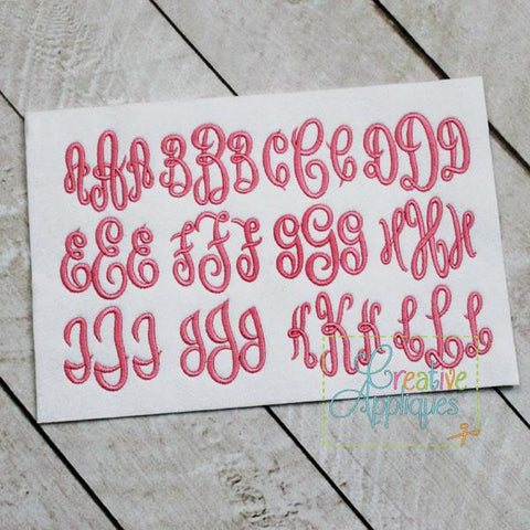 Empire Monogram Embroidery Font Font Creative Appliques 