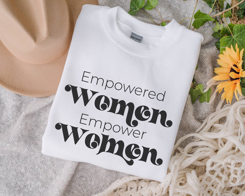 Empowered Women Empower Women SVG, Strong Woman Svg, Women Empowerment Svg, Girl Power Svg, Feminist SVG, Boss Lady Svg, svg for shirt, SVG Fauz 