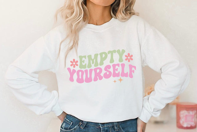 Empty Yourself, Christian Quote SVG SVG FiveStarCrafting 