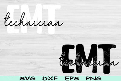 EMT Svg Dxf Png Cut Files, Paramedic Svg, Medic Svg Files For Cricut, First Responder Svg Silhouette Digital Download Sublimation Designs SVG TiffsCraftyCreations 