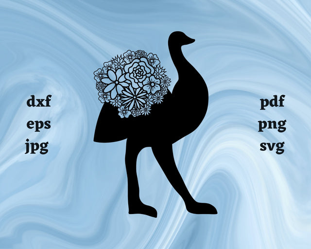 Emu Mandala SVG Cut File SVG Northern Light SVG 