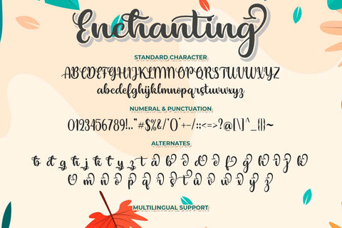 Enchanting Font love script 