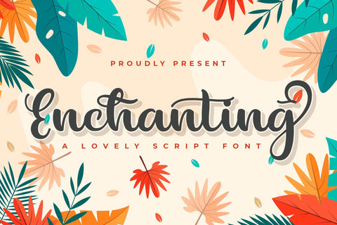 Enchanting Font love script 