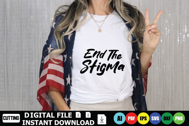 End The Stigma SVG Shahin alam 