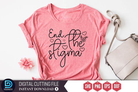 End the stigma SVG SVG DESIGNISTIC 