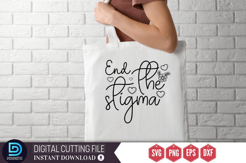 End the stigma SVG SVG DESIGNISTIC 