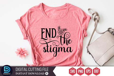 End the stigma SVG SVG DESIGNISTIC 