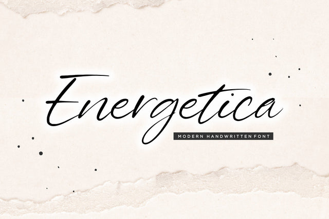 Energetica Modern Handwritten Font Font Balpirick 