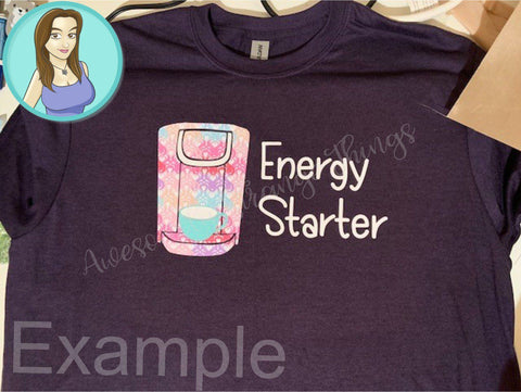 Energy Starter Coffee svg SVG Awesomely Strange Designs 